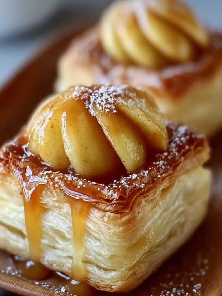 Flaky Caramel Apple Pastry Delight First Image