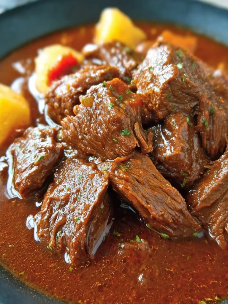 Savory Beef Stew Dish First Image