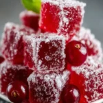 Sugary Homemade Berry Jelly Cubes First Image