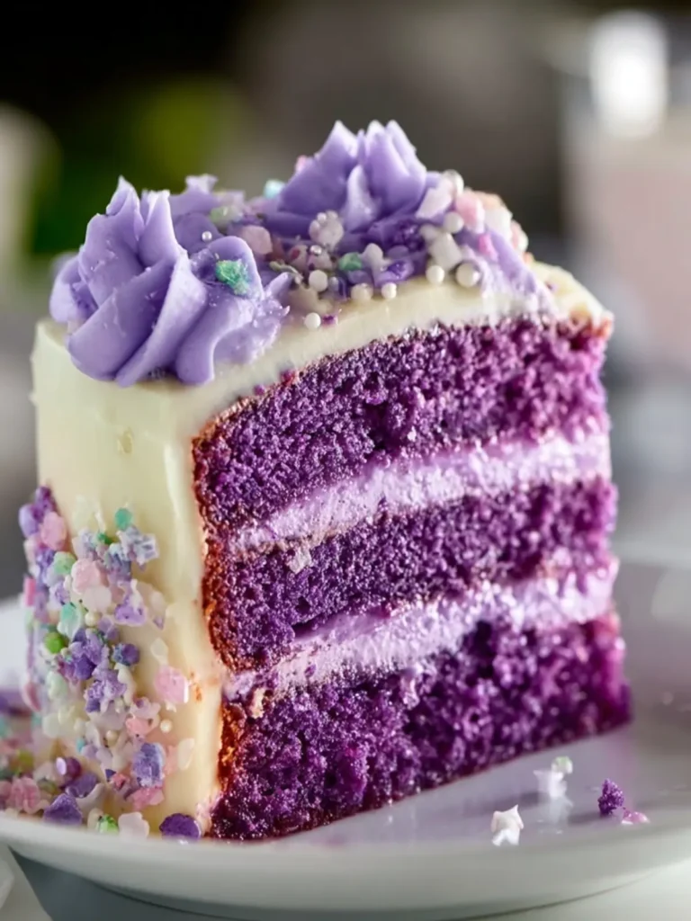 Purple Ube Layer Cake Recipe First Image