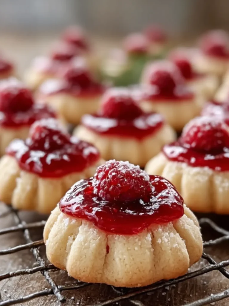 Raspberry Jam Thumbprint Cookies First Image