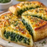Savory Spinach Pie Slices First Image