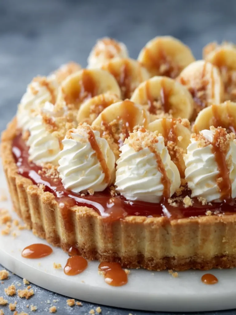 Banoffee Caramel Banana Tart First Image