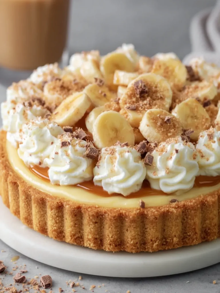 Banoffee Caramel Banana Tart First Image