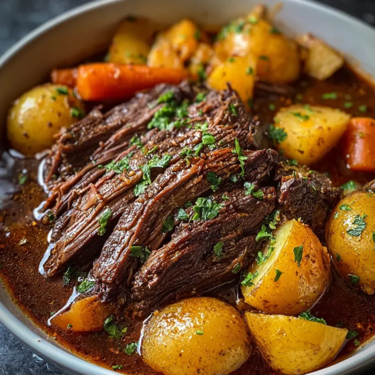 Hearty Slow-Cooked Beef Pot Roast First Image
