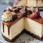 Indulgent Chocolate Topped Cheesecake First Image