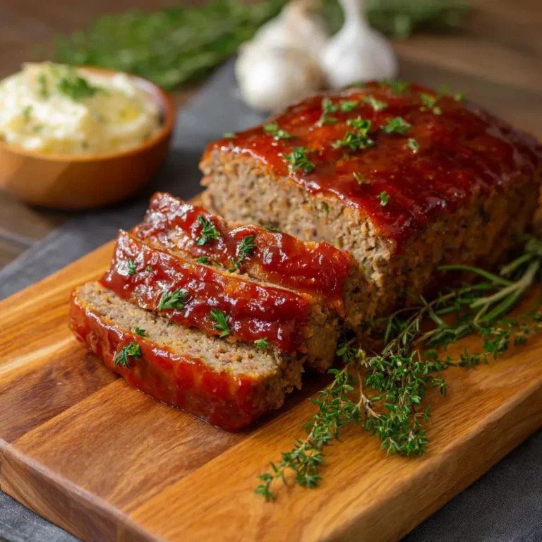 Classic Glazed Meatloaf Recipe First Image