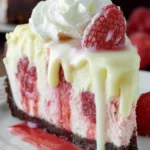 Raspberry White Chocolate Cheesecake First Image