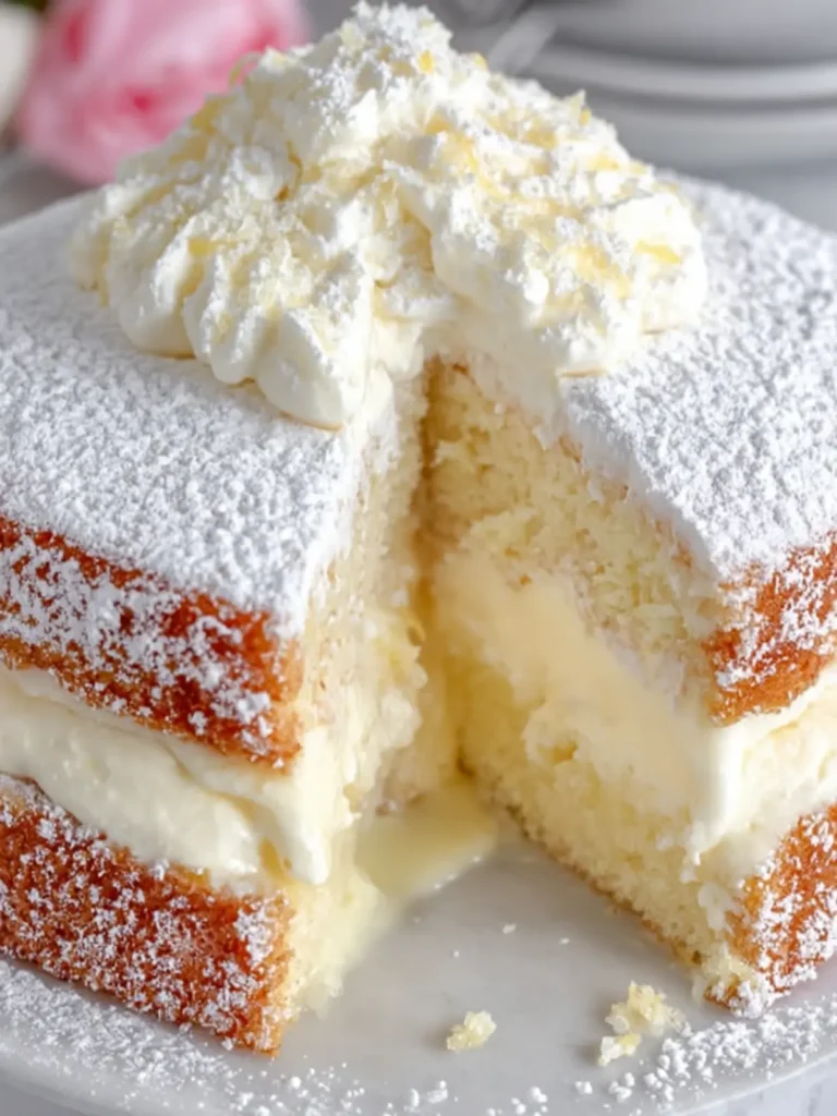 Elegant Lemon Cake Delight First Image