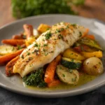 Pan-Seared Fish with Vegetables First Image