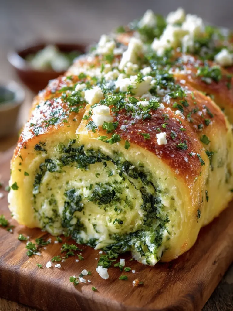 Savory Spinach Cheese Roll Recipe First Image