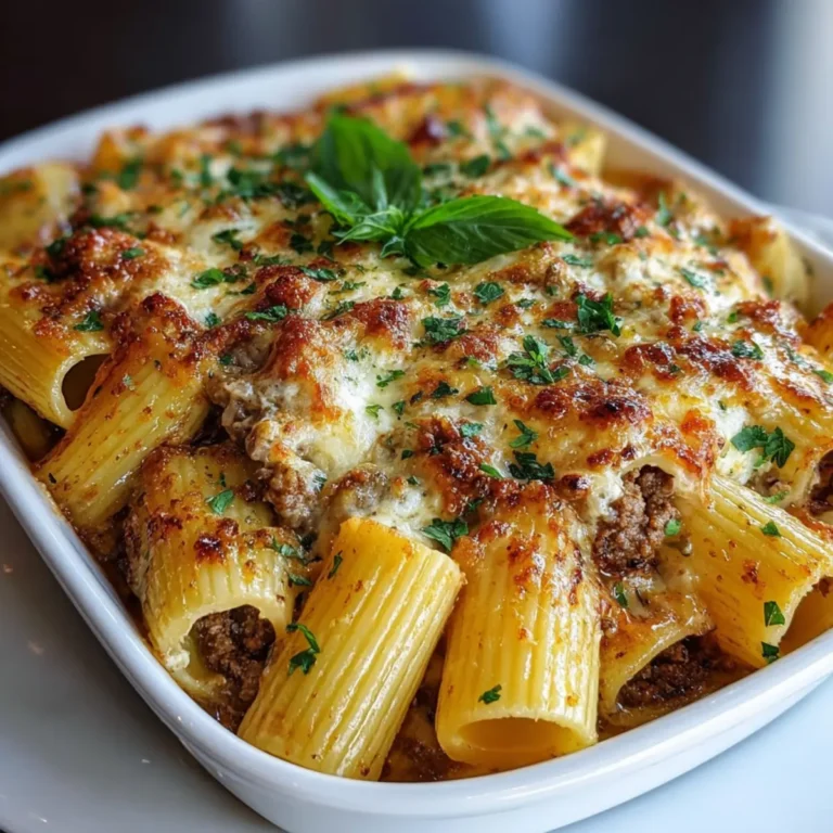 Stuffed Baked Rigatoni Pasta Delight First Image