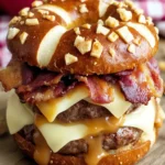 Savory Pretzel Bacon Burger First Image