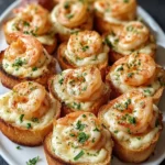Creamy Garlic Shrimp Toast Bites First Image