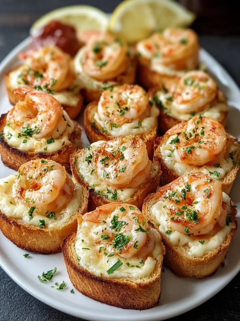 Creamy Garlic Shrimp Toast Bites First Image