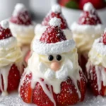 STRAWBERRY SANTA CLAUS TREATS: Delight Your Guests Today! First Image