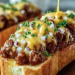Open-Faced Cheesy Sloppy Joes First Image