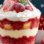 Layered Berry Cream Trifle First Image