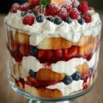 Berry Layered Trifle Dessert First Image