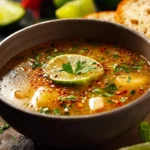 Tasty Mexican Garlic Soup First Image