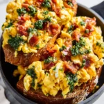 Chorizo Scrambled Eggs with Cilantro Pesto First Image