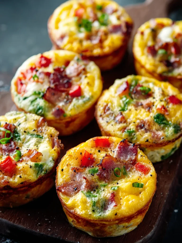 Mini Breakfast Omelets in a Muffin Tin (Easy Make-Ahead Recipe) First Image
