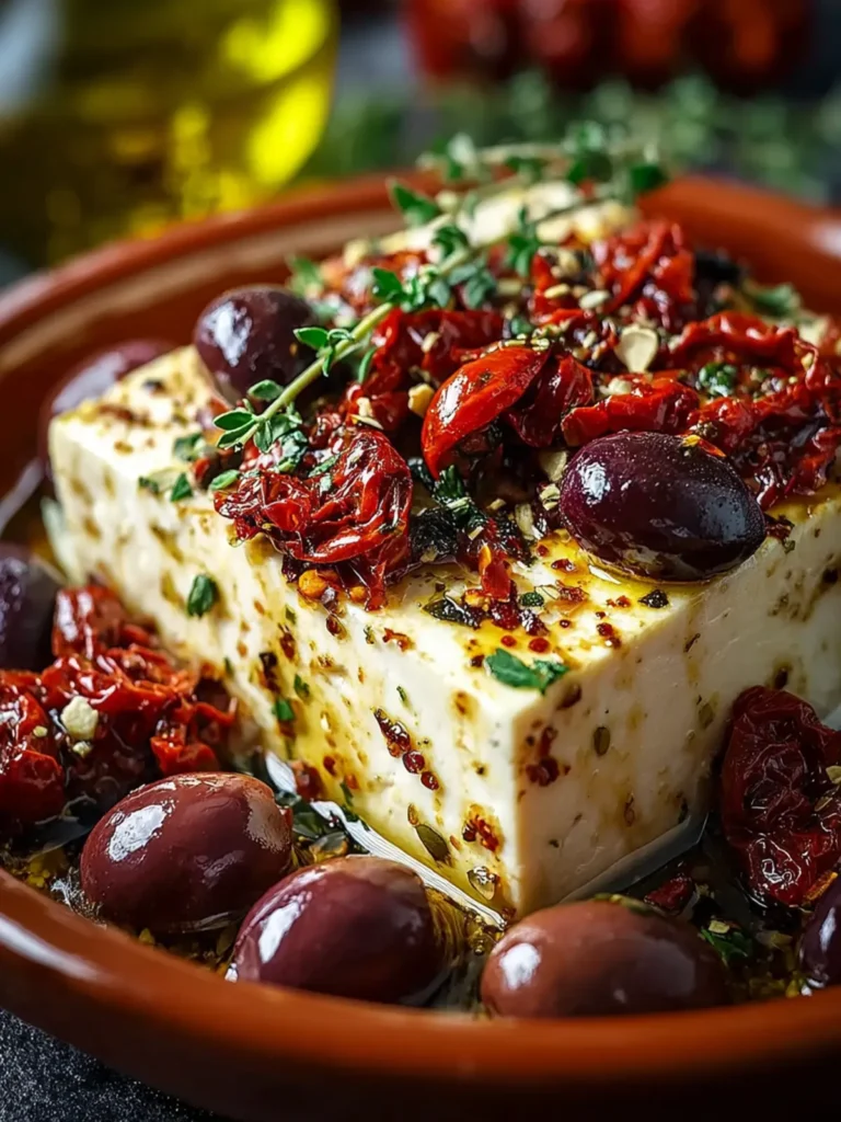 Baked Feta with Olives and Sun-Dried Tomatoes: A Must-Try! First Image