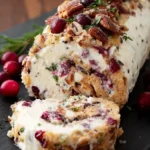 Cranberry, Pecan and Cheese Log First Image