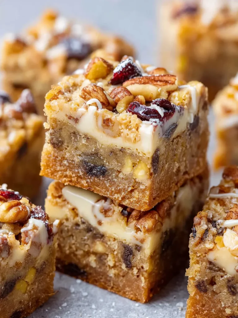 Christmas Crack Blondies First Image