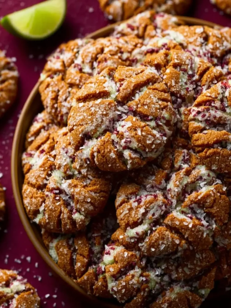 Gingerbread Crinkle Cookies First Image