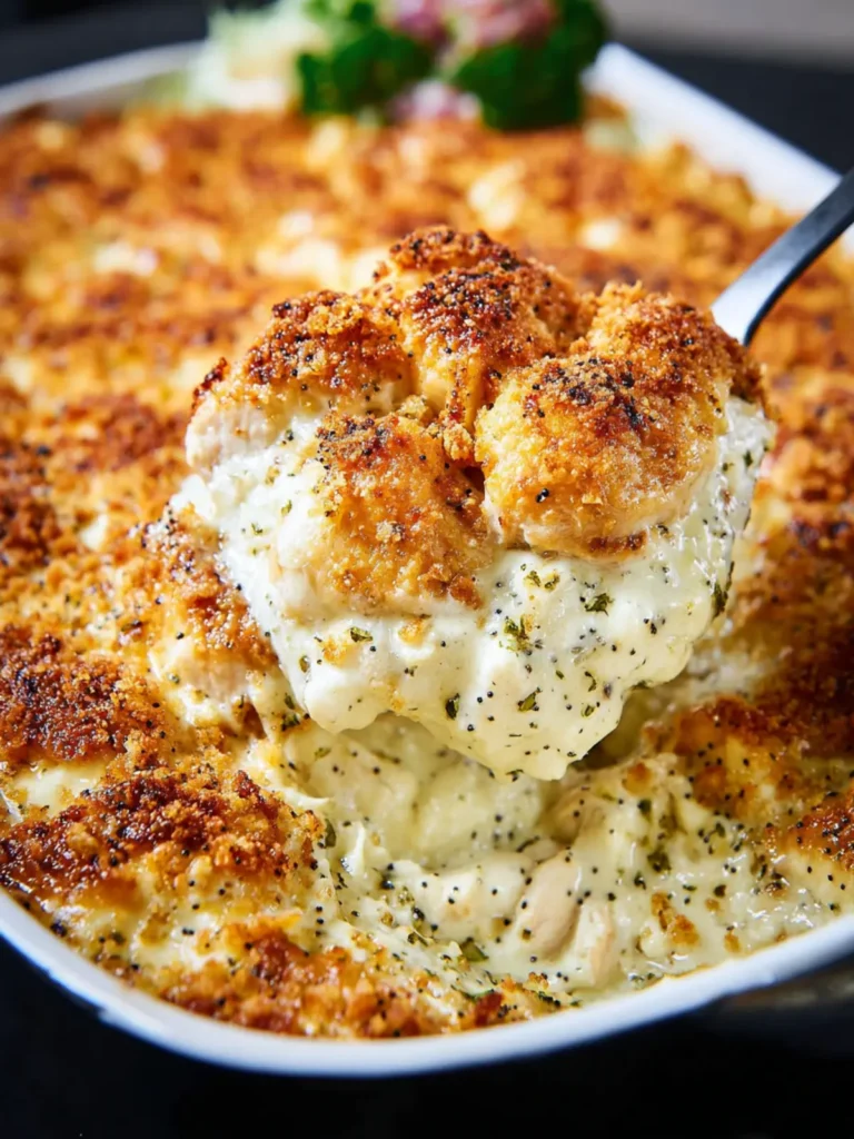 Poppy Seed Chicken Casserole First Image