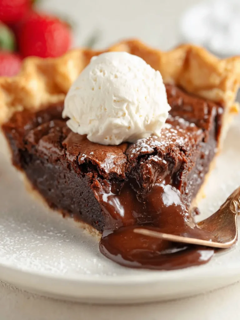 Chocolate Chess Pie First Image