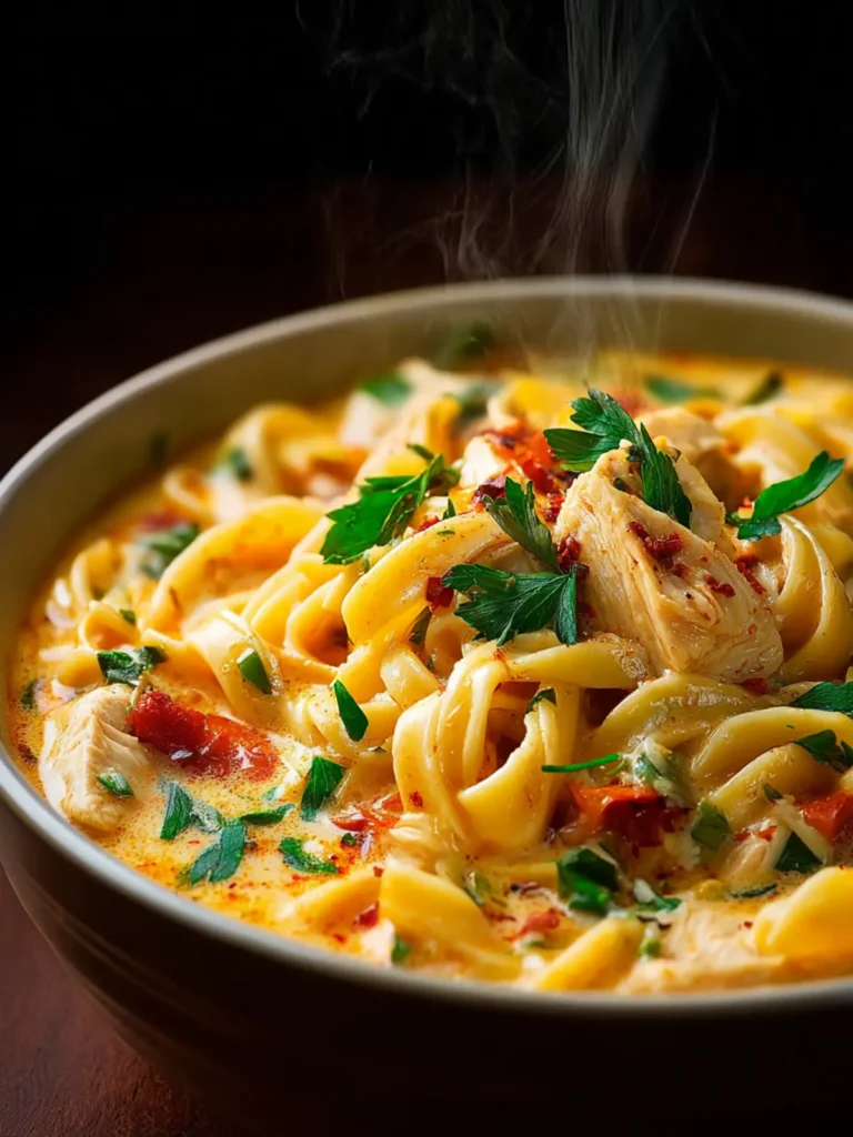Creamy Cajun Chicken Pasta Soup: A Flavorful Delight! First Image