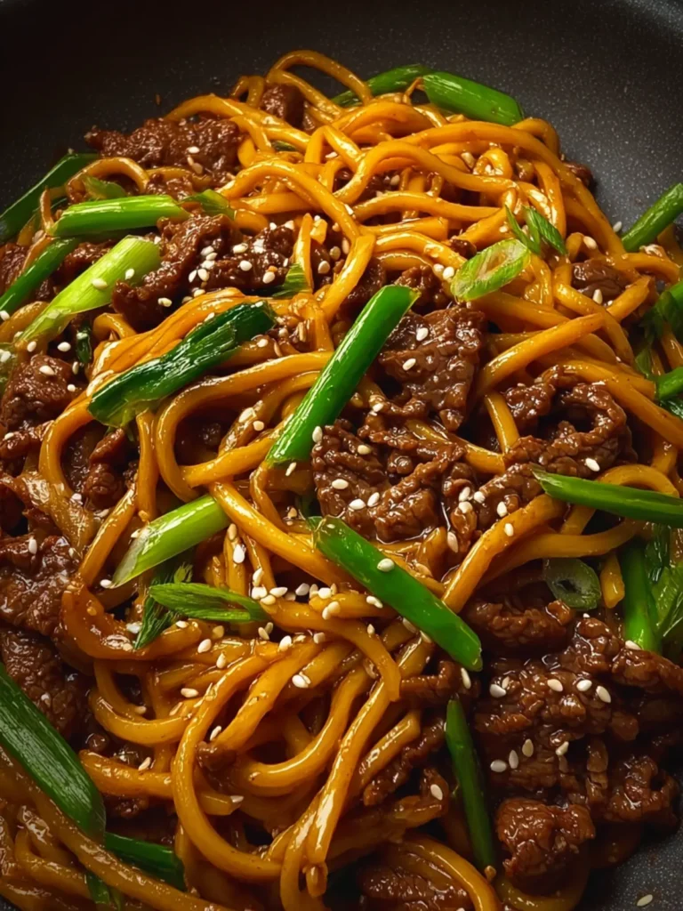 Mongolian Beef Noodles First Image