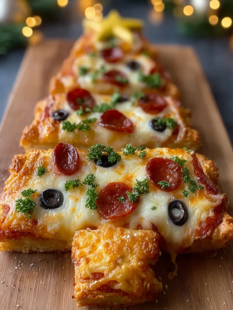 Pizza Christmas tree First Image