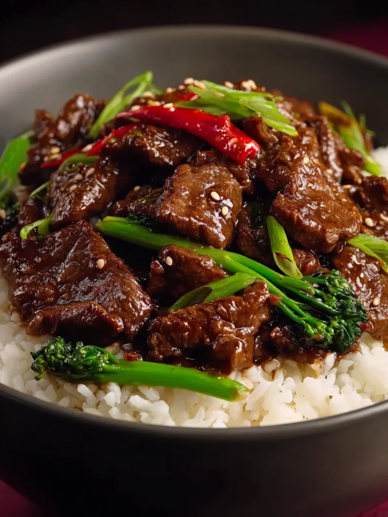 Mongolian Beef First Image