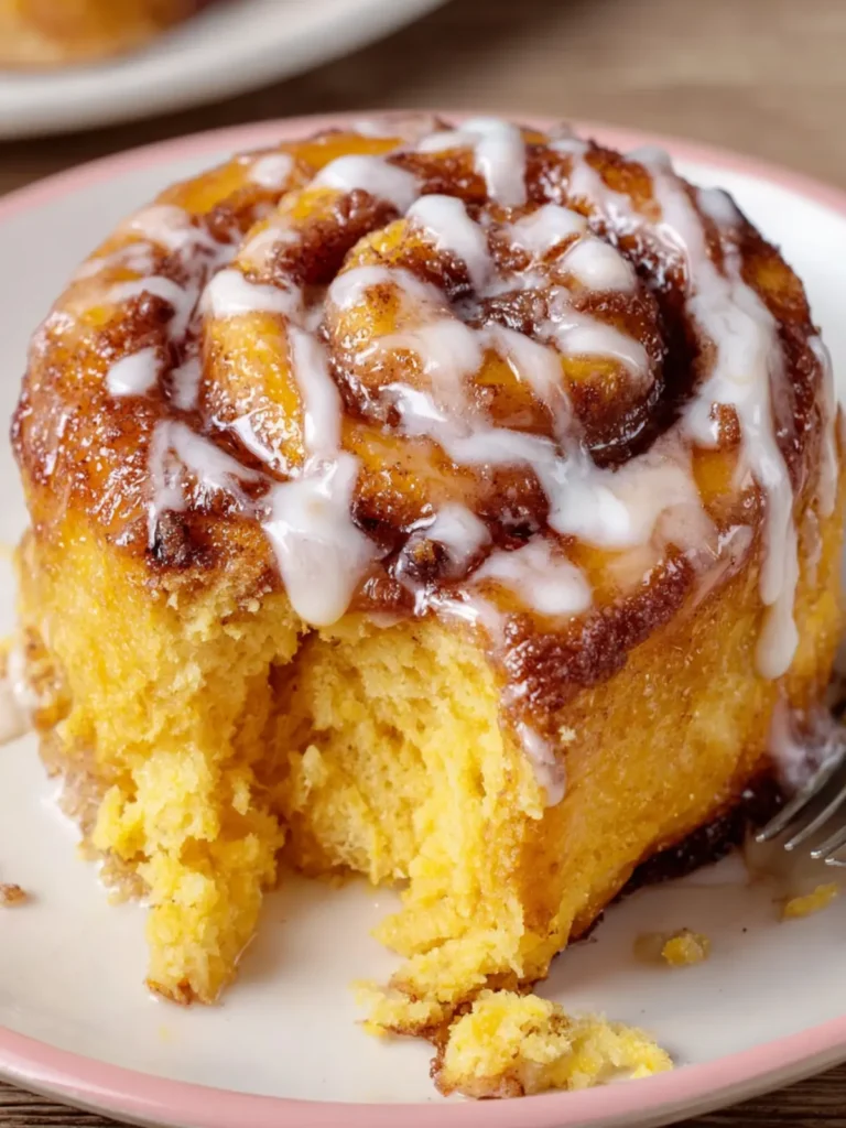 Pumpkin Cinnamon Rolls First Image