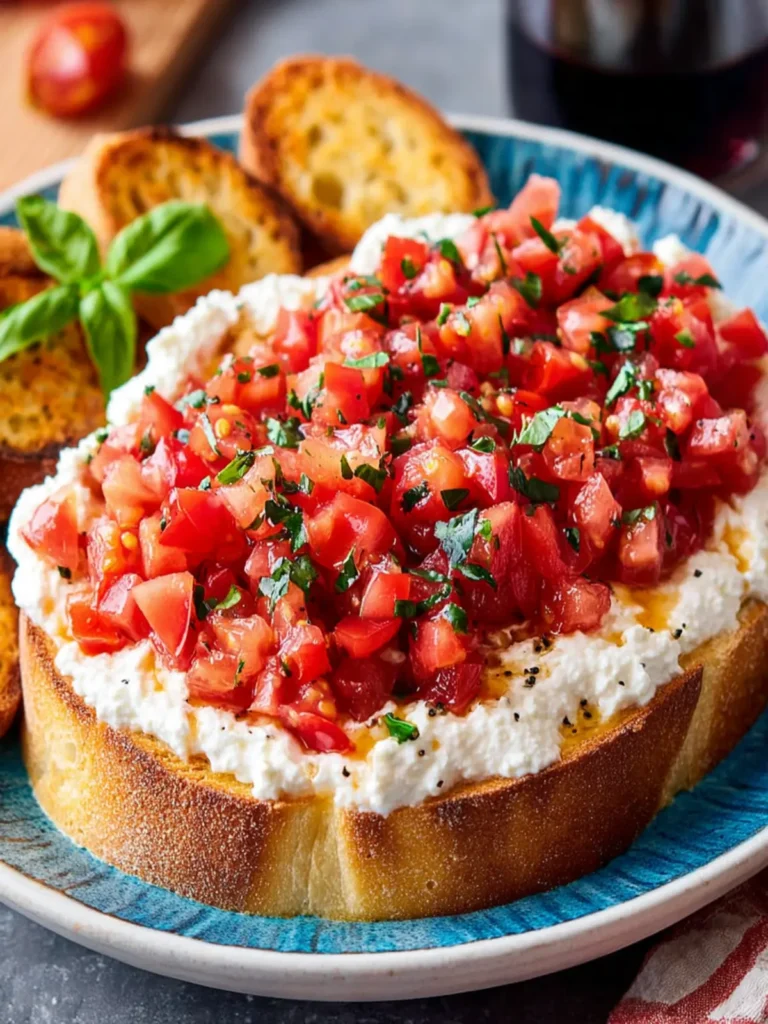 Easy Boursin Bruschetta Dip First Image