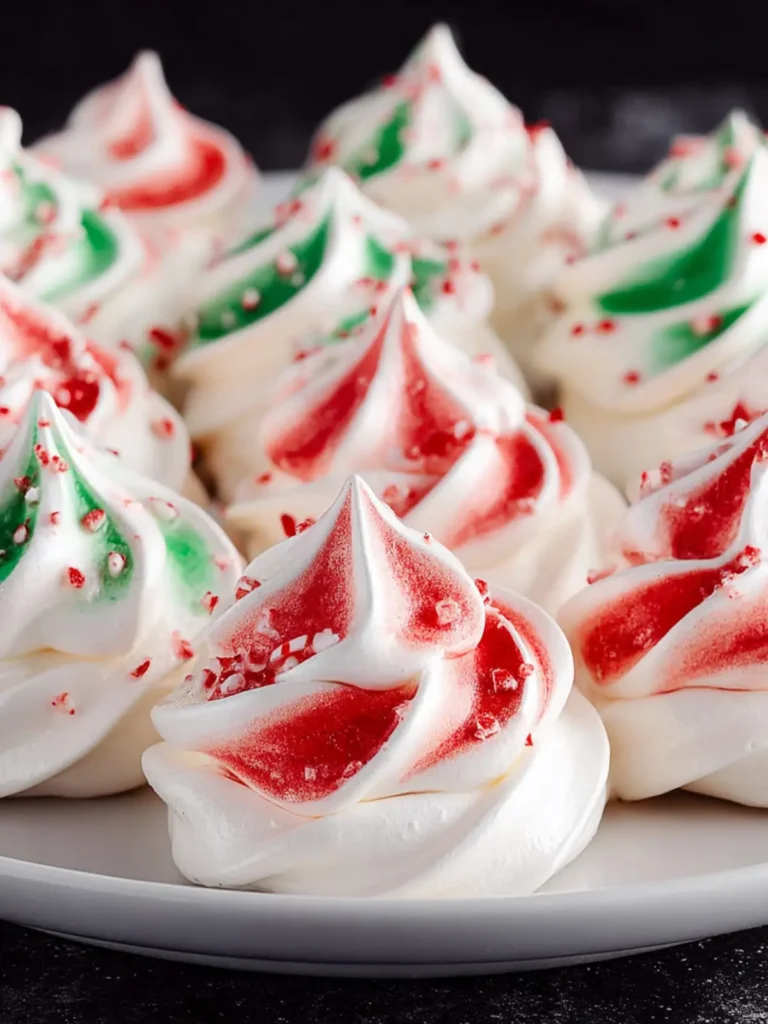 Christmas Meringue Cookies First Image