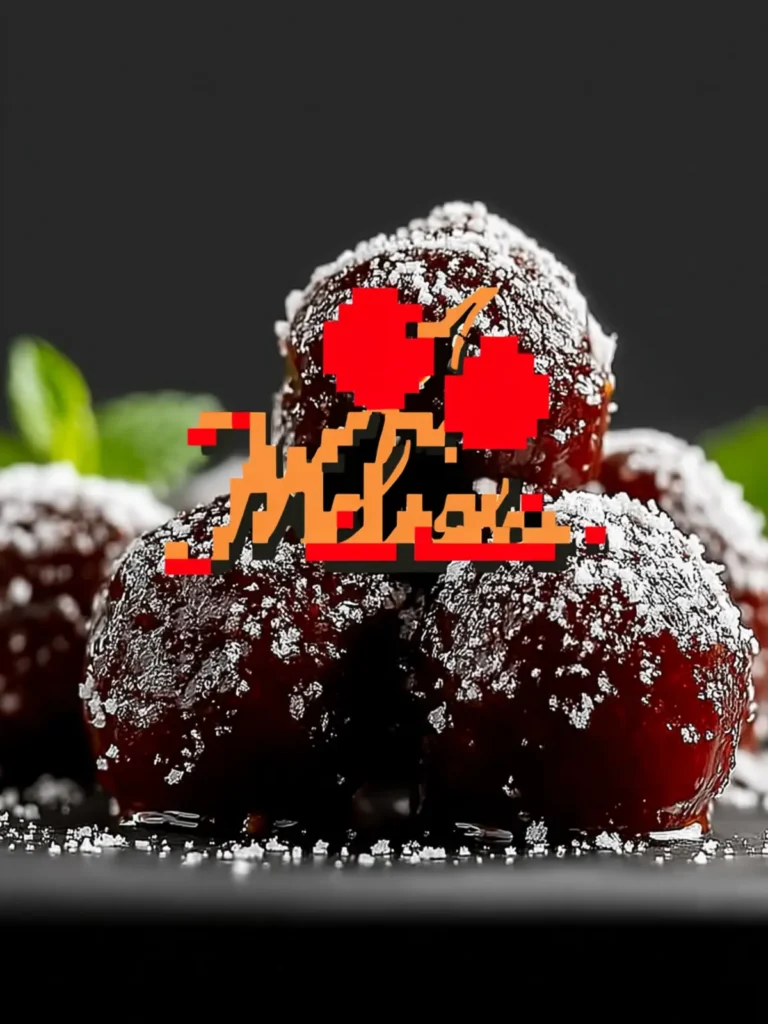 Easy No-Bake Cherry Bourbon Balls – A Festive, Boozy Holiday Treat First Image