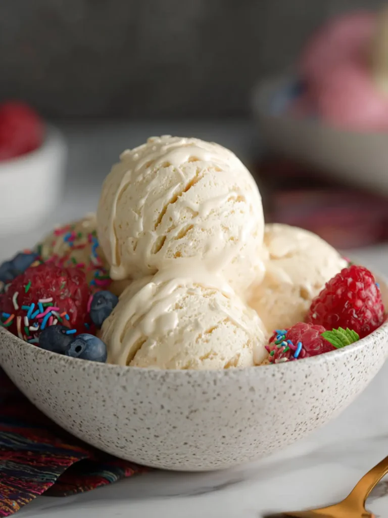 Homemade Vanilla Ice Cream Recipe First Image
