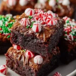 Easy Christmas Present Brownies: Festive, Fudgy & Fun! First Image