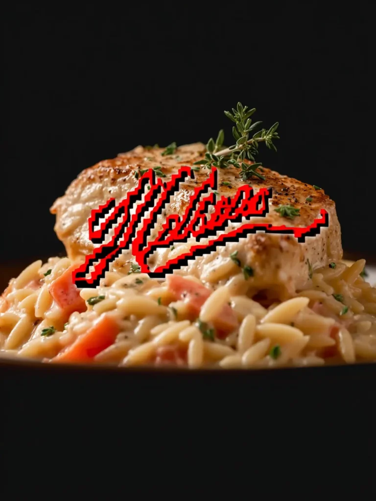 Creamy Tuscan Chicken Orzo: A Rich, One-Pot Italian-Inspired Comfort Dish First Image