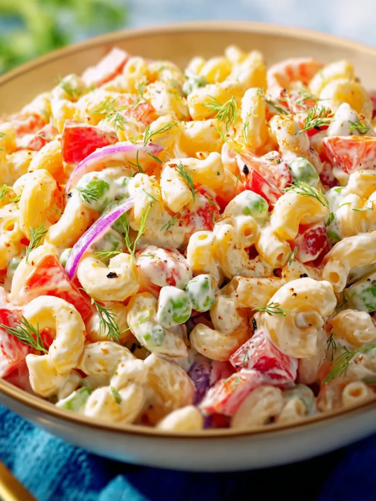 Greek Yogurt Macaroni Salad (Creamy and Light) First Image