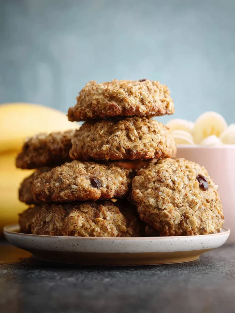 Banana Oatmeal Breakfast Cookies First Image