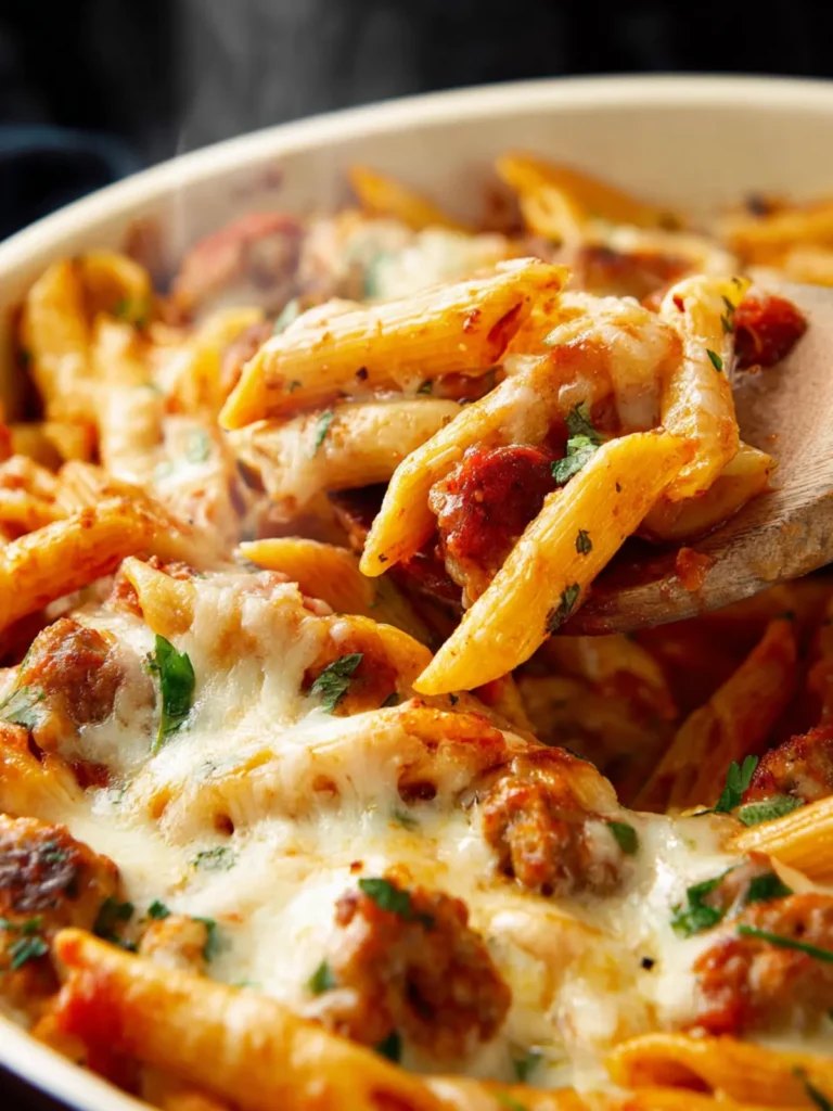 Easy Baked Penne with Sausage First Image