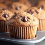Healthy Banana Chocolate Chip Muffins First Image
