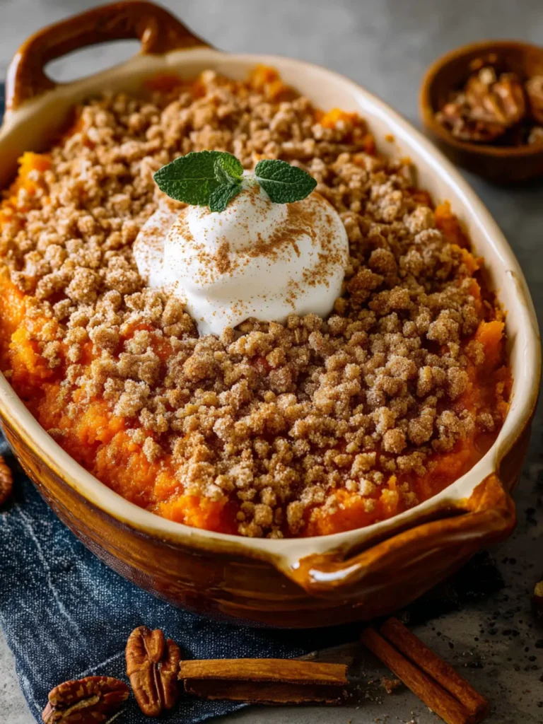 Instant Pot Sweet Potato Casserole First Image