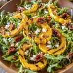 Roasted Delicata Squash Salad with Arugula & Dates First Image