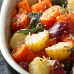 Slow Cooker Roasted Vegetables First Image